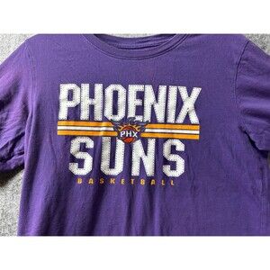 hoenix Suns NBA Youth XXL 18 Purple Basketball Graphic T Shirt Boys